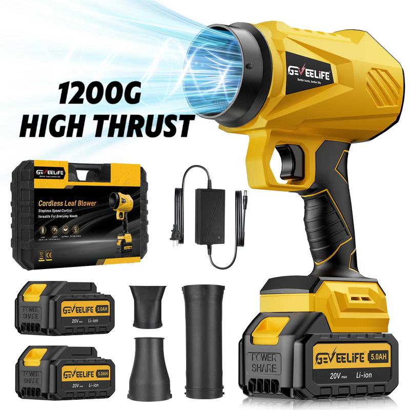 GEVEELIFE 200W Turbo Jet Cordless Hair Dryer