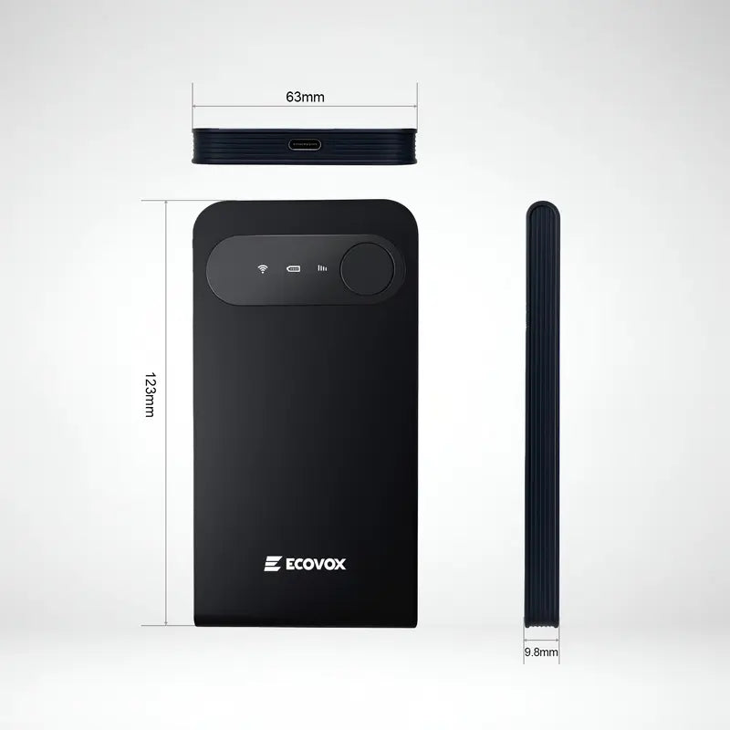 4G LTE Mobile WiFi Hotspot, No SIM or Contract, Connect up to 9 Devices, Portable Travel Internet