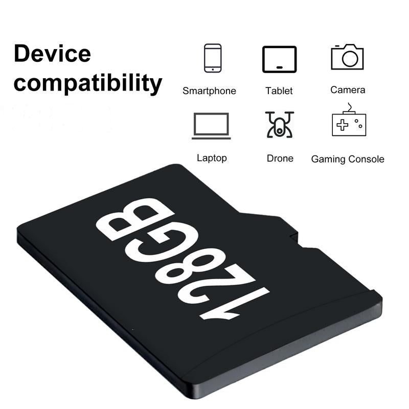 128GB High-SpeedMemory Card forCameras & Dash Cams,Reliable Storage withwide SmartphoneCompatibility