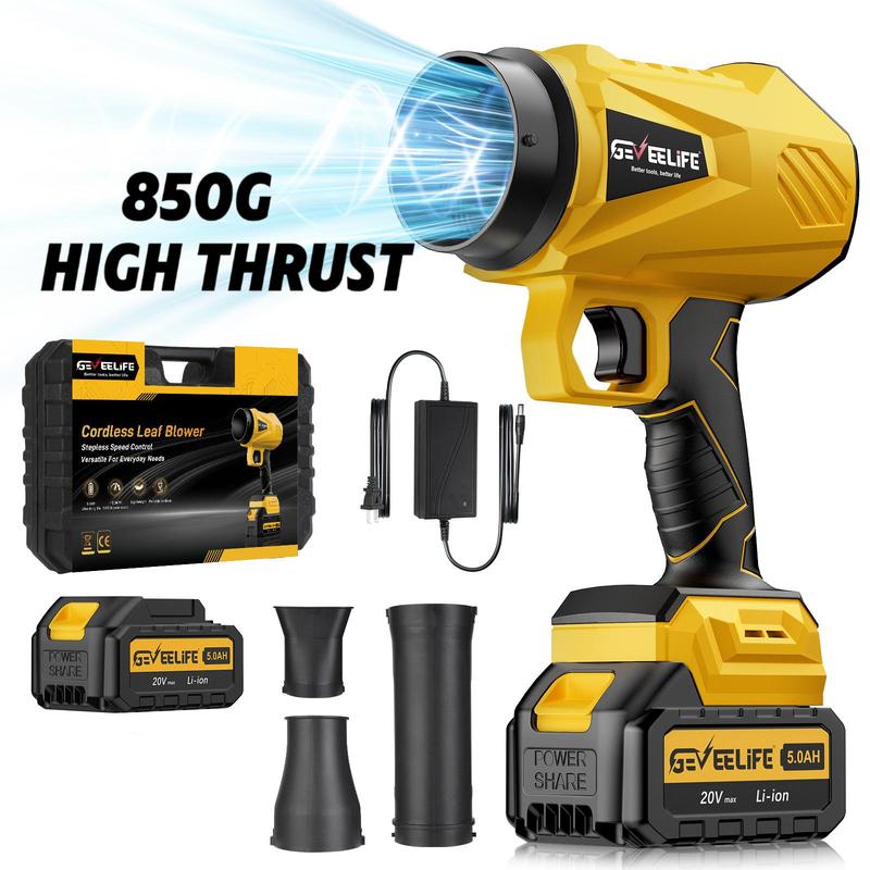 GEVEELIFE 200W Turbo Jet Cordless Hair Dryer