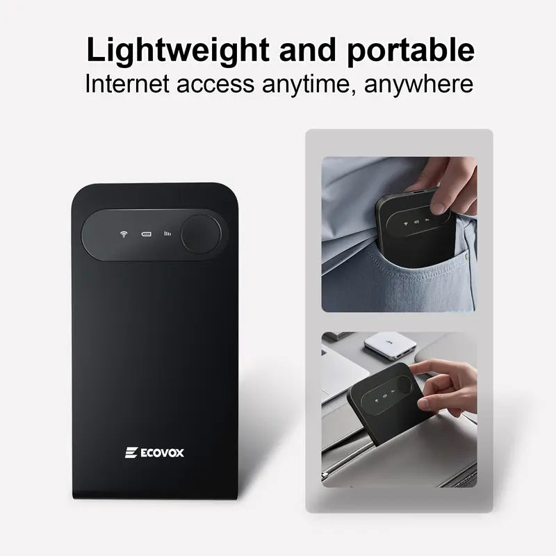 4G LTE Mobile WiFi Hotspot, No SIM or Contract, Connect up to 9 Devices, Portable Travel Internet